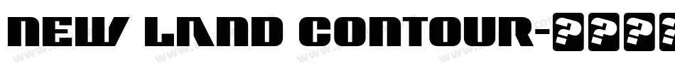 New Land Contour字体转换